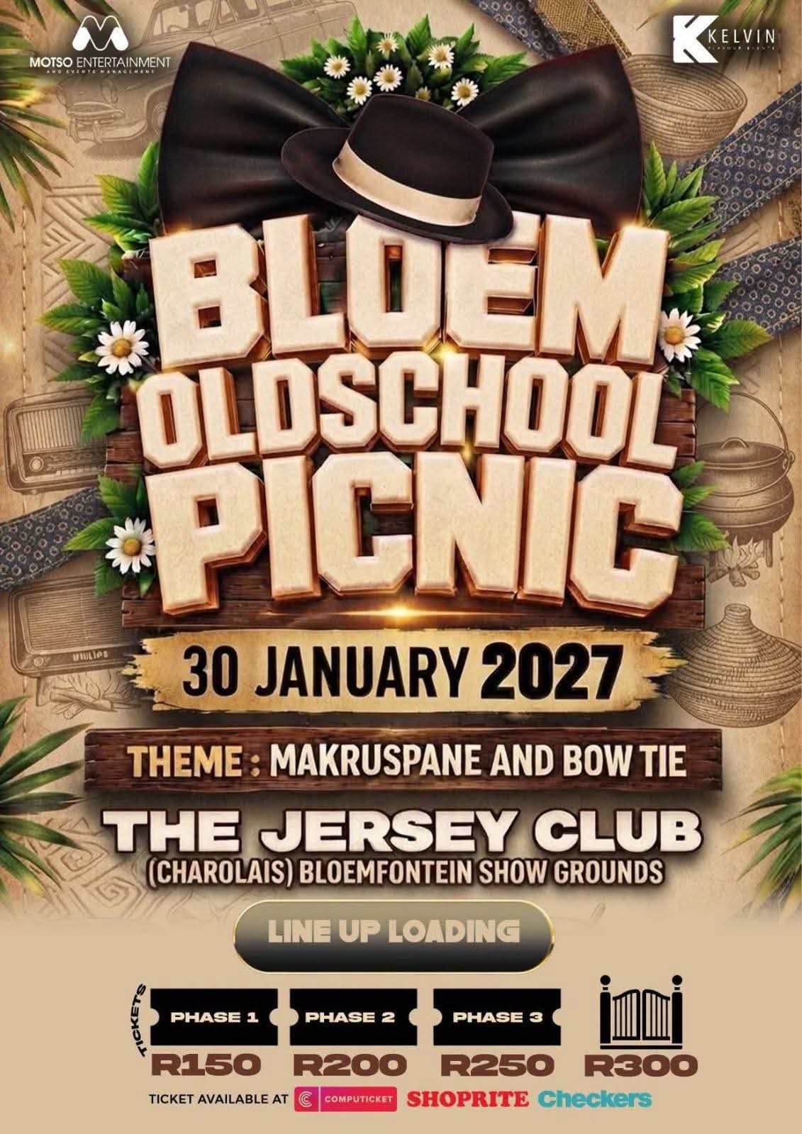 The 2nd Annual Bloem OldSchool Picnic poster